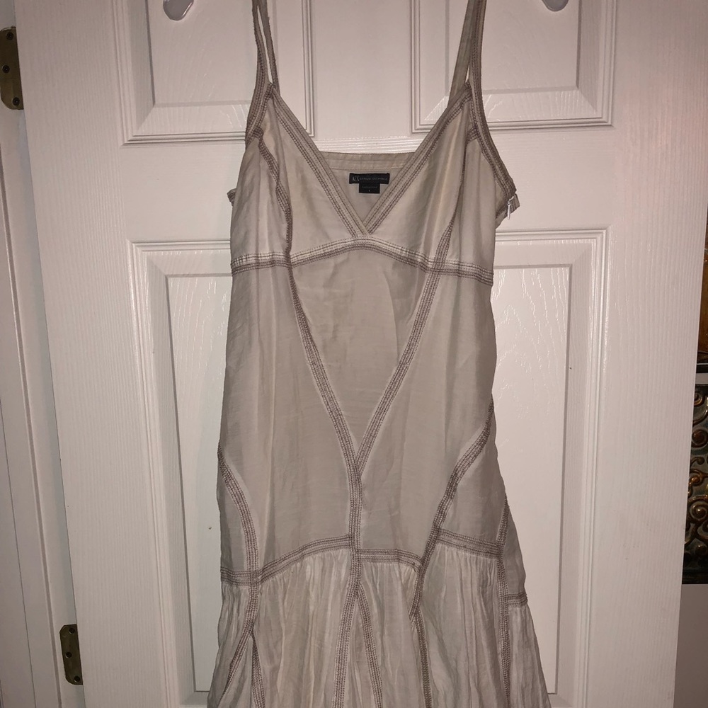 White midi sundress
